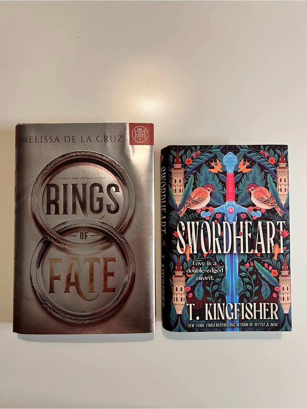 Two fantasy books (Rings of Fate & Swordheart)